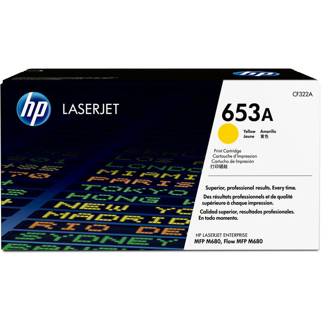 HP 653A Cartridge Yellow SC CF322A