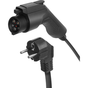 Deltaco Charging Cable Electric Auto - Type 1 To Schuko Plug - 6A - 1.5 + 4 Met