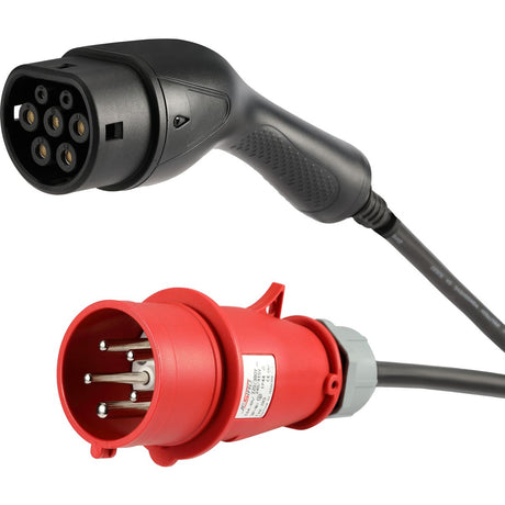 Deltaco E-Charge Cable For Electric Auto-Type 2 To Cee - 3 Fase - 8A Tot 16A - 6
