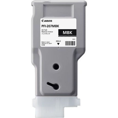 Canon PFI-207MBK Ink Cartridge Matt Black Standard Capacity 30