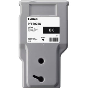 Canon PFI-207BK Ink Cartridge Black Standard Capacity 300ml