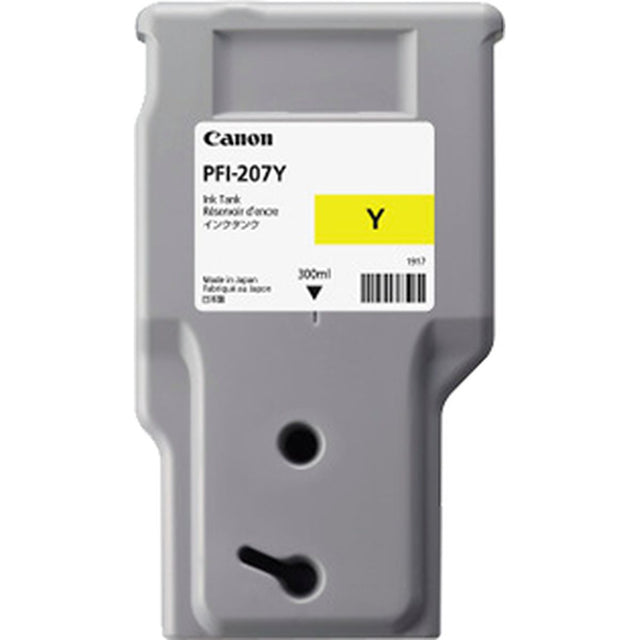 Canon PFI-207Y Ink Cartridge Yellow Standard Capacity 300ml