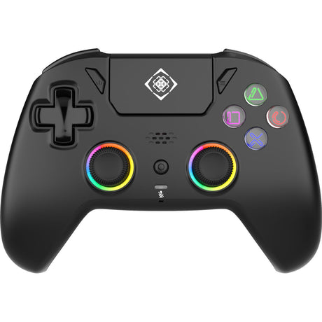 Deltaco Gaming PS5 Pro Controller-Hall Sticks/Triggers-RGB -2.4G + Bluetooth 5.1