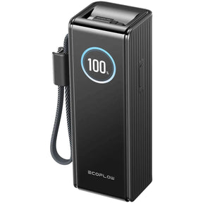EcoFlow Rapid Power Bank (25.000mAh 170W 100W Retractable Cables) - Black