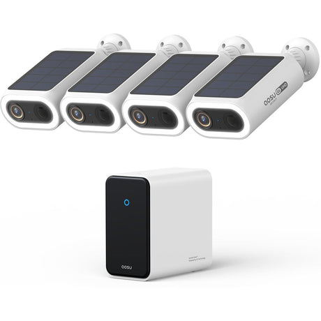 AOSU 4K Solarcam P1 Max w/ Homecortex System - 4 Camera's
