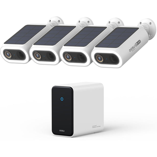 AOSU 4K Solarcam P1 Max w/ Homecortex System - 4 Camera's