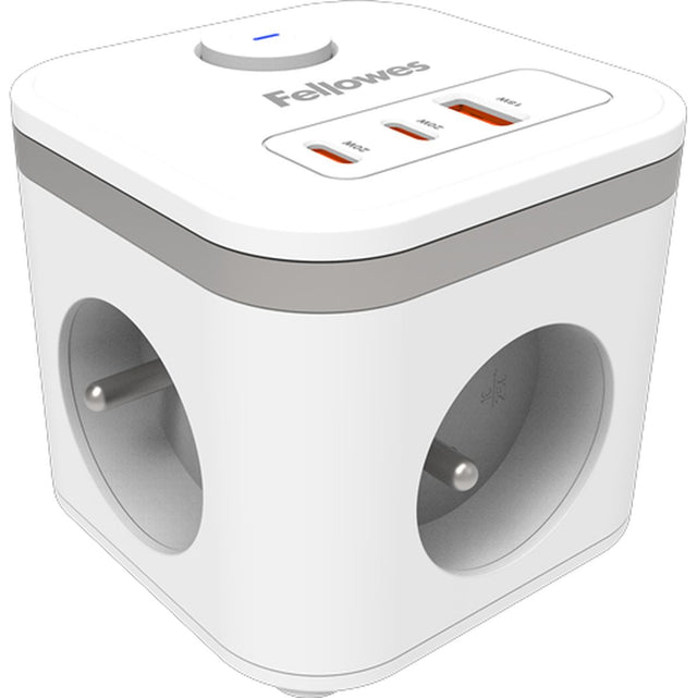Fellowes Power Cube Type E (FR BE PL) - White