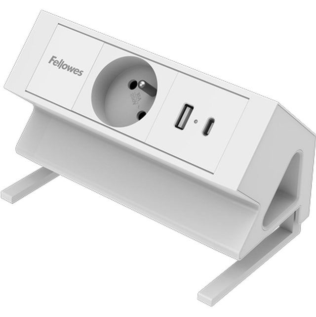 Fellowes Power Desk Type E (FR BE PL) - White