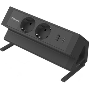 Fellowes Power Desk 2 Type F - Black