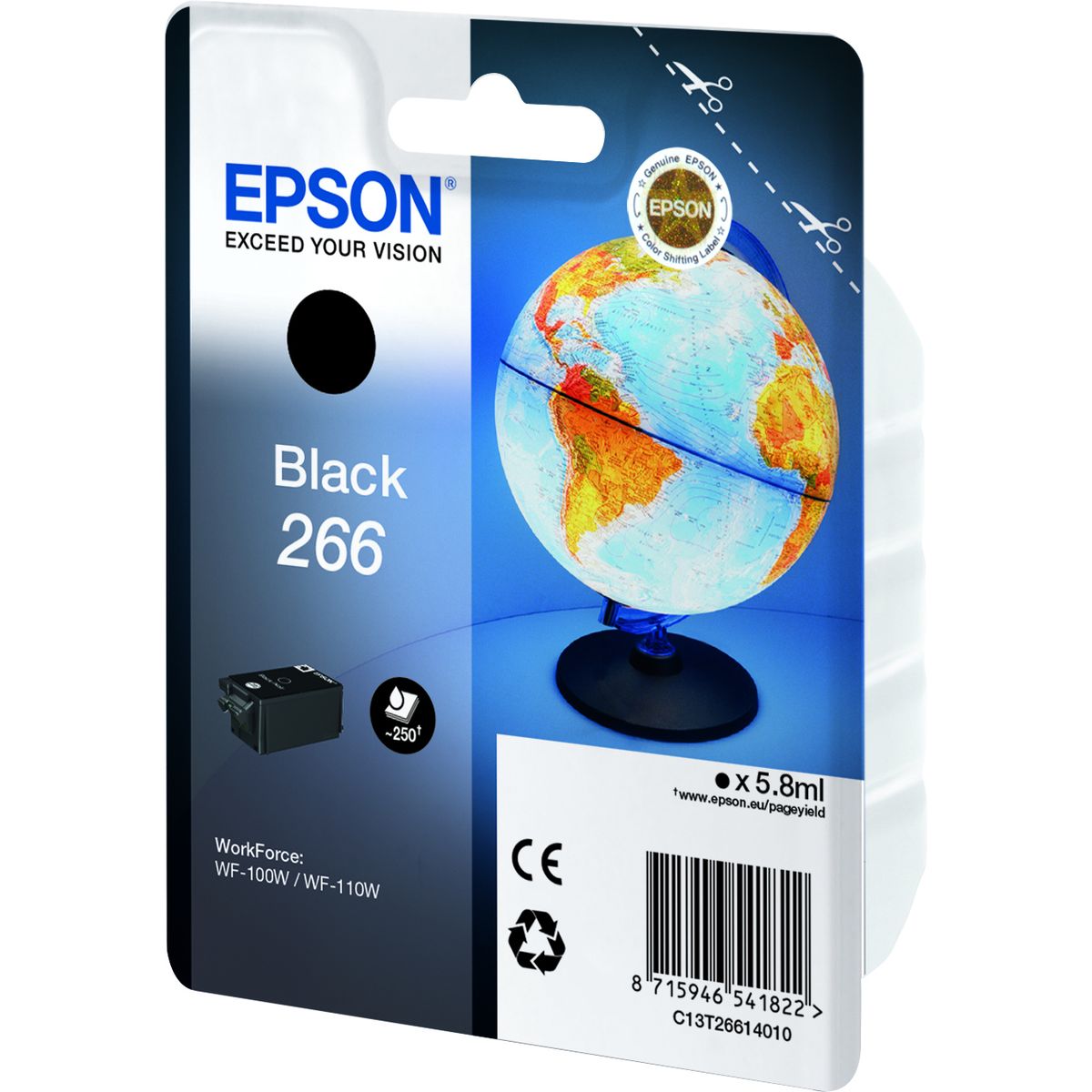 Epson 266 Black SC T26614010 Wereldbol