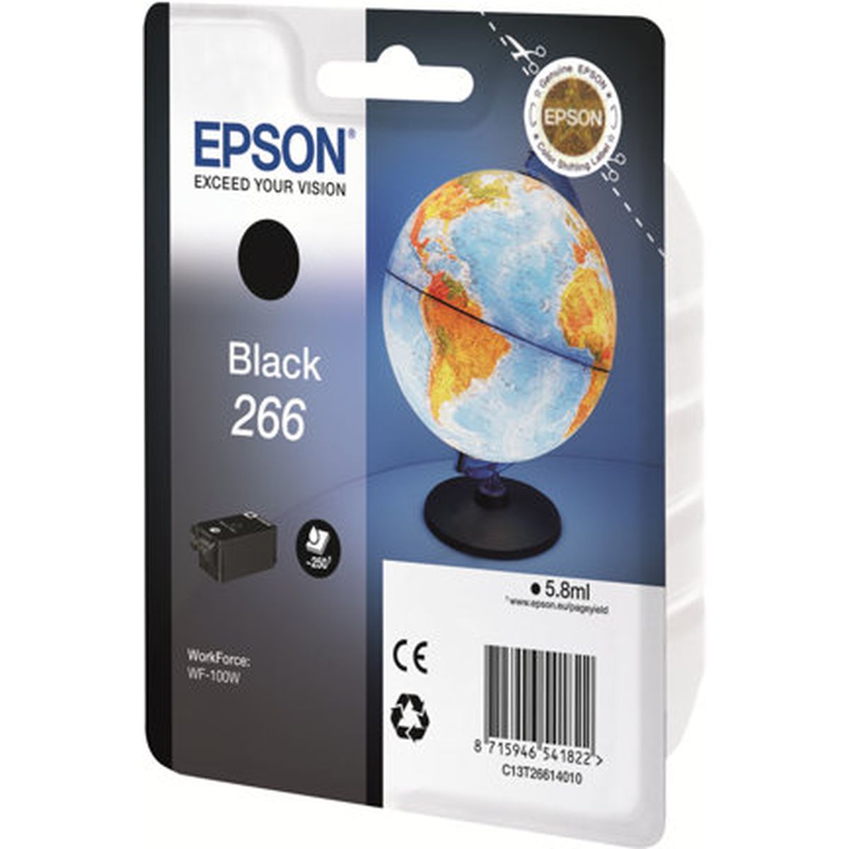 Epson 266 Black SC T26614010 Wereldbol - image 2 of 2