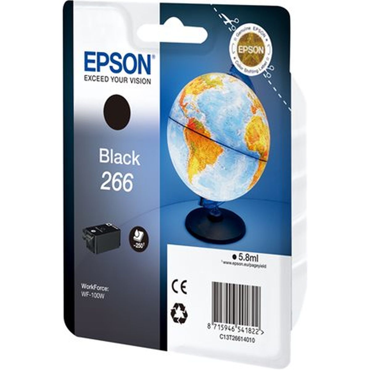 Epson 266 Black SC RF-AM Blis T26614020 Wereldbol - image 2 of 2