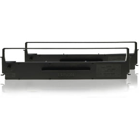 Epson Sidm Black Ribbon Cartridg 2-pack C13S015613