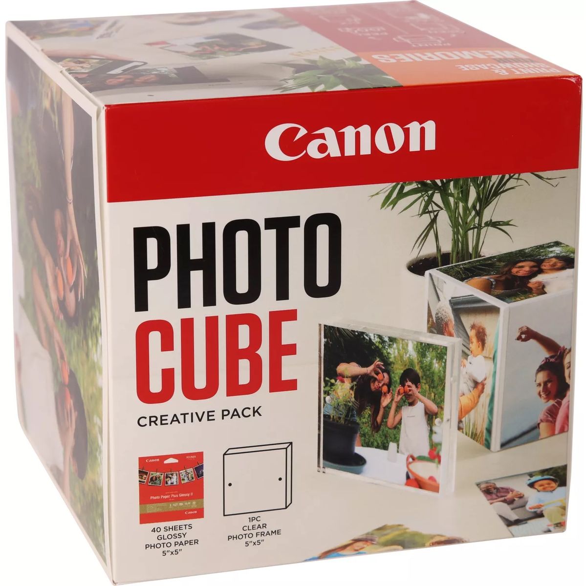 Canon PP-201 5x5 Photo Cube Creative Pack Whit