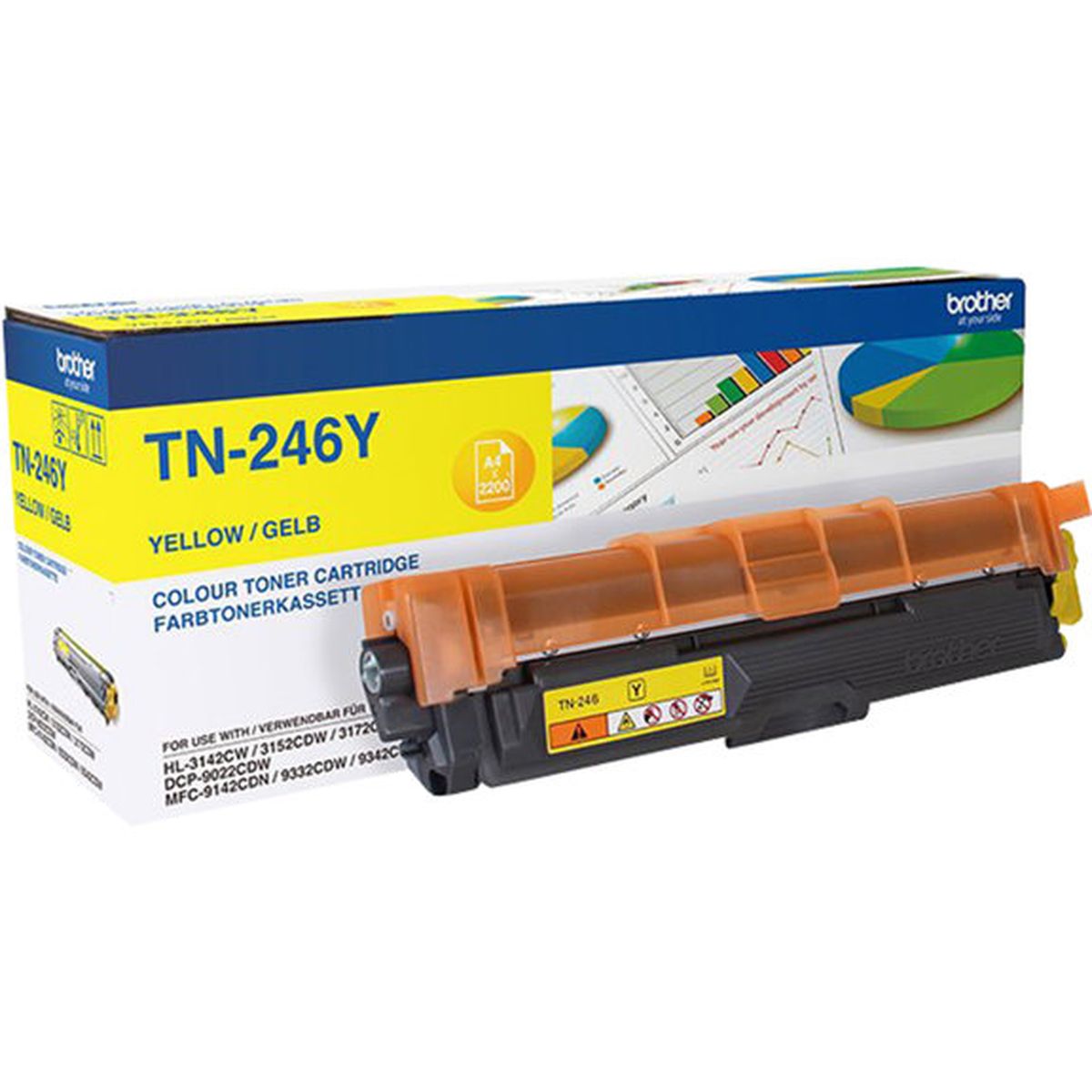 Brother TN246Y Toner Yellow 2200PAGES - image 2 of 2
