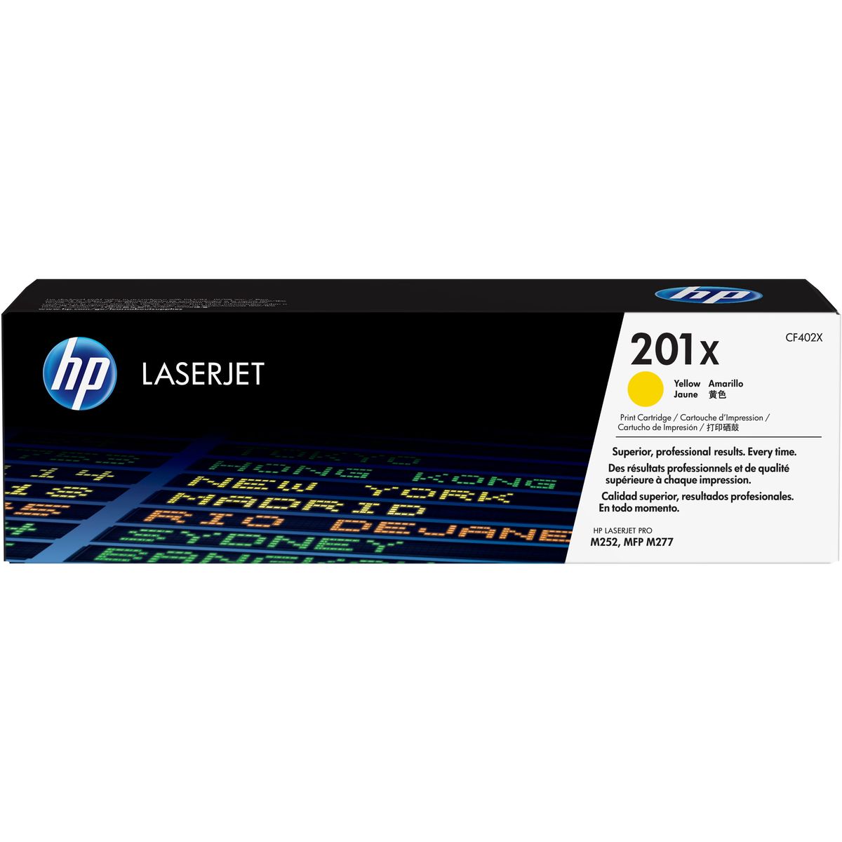 HP 201X Cartridge Yellow HC CF402X