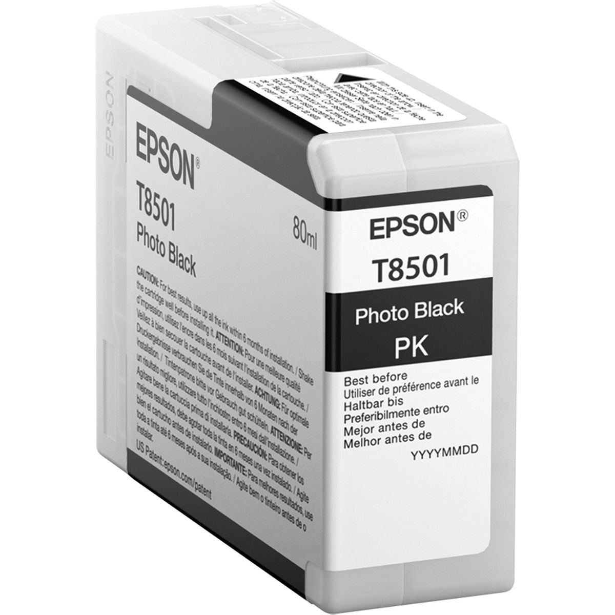 Epson T850100 Photo Black UltraChrome HD Ink 80ml