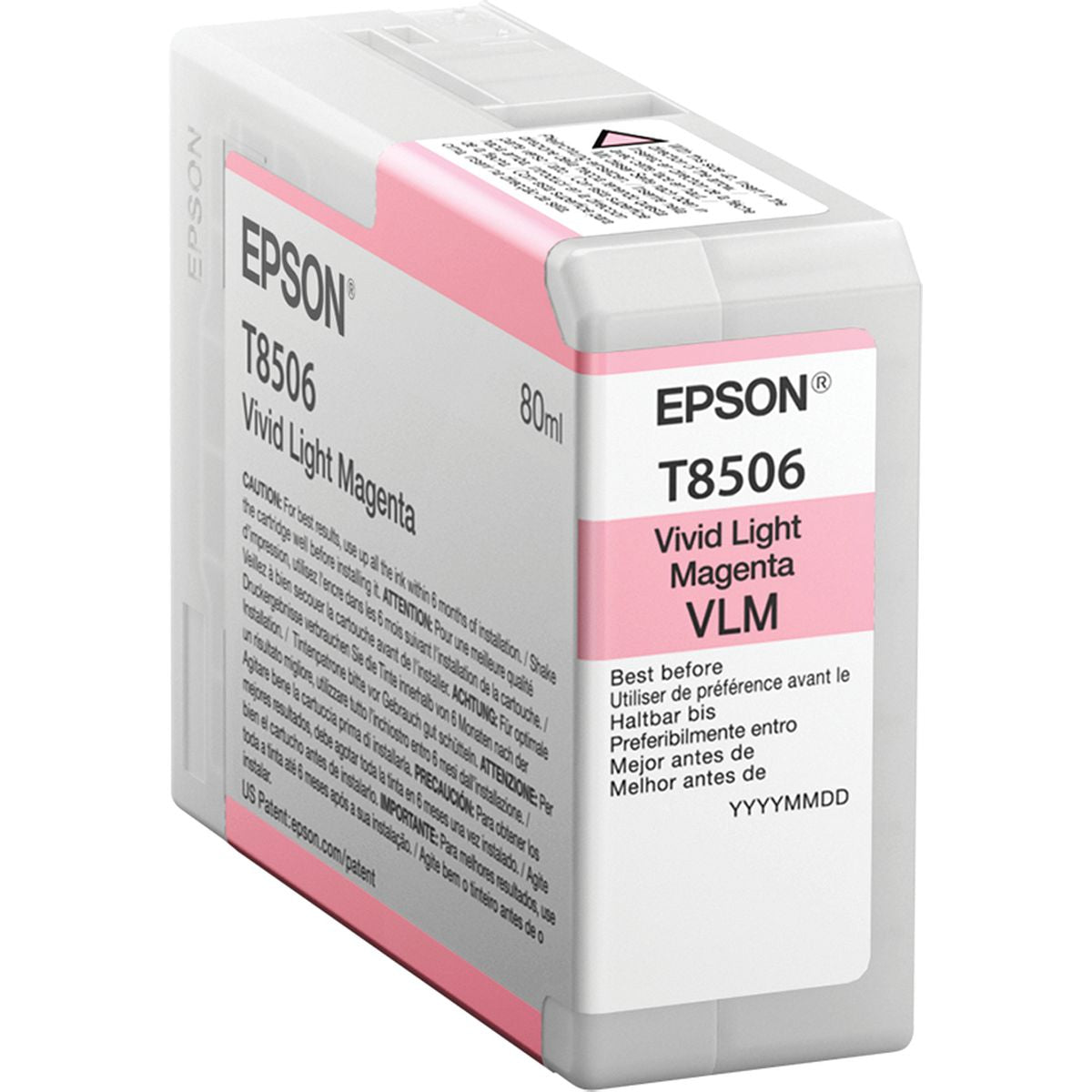 Epson T850600 Vivid Light Magenta UltraChrome HD Ink 80ml