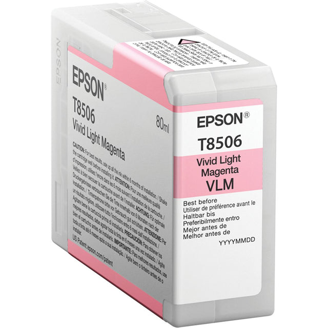 Epson T850600 Vivid Light Magenta UltraChrome HD Ink 80ml