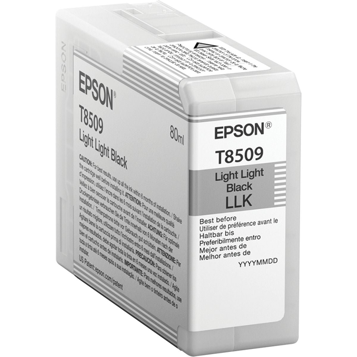 Epson T850900 Light Light Black UltraChrome HD Ink 80ml