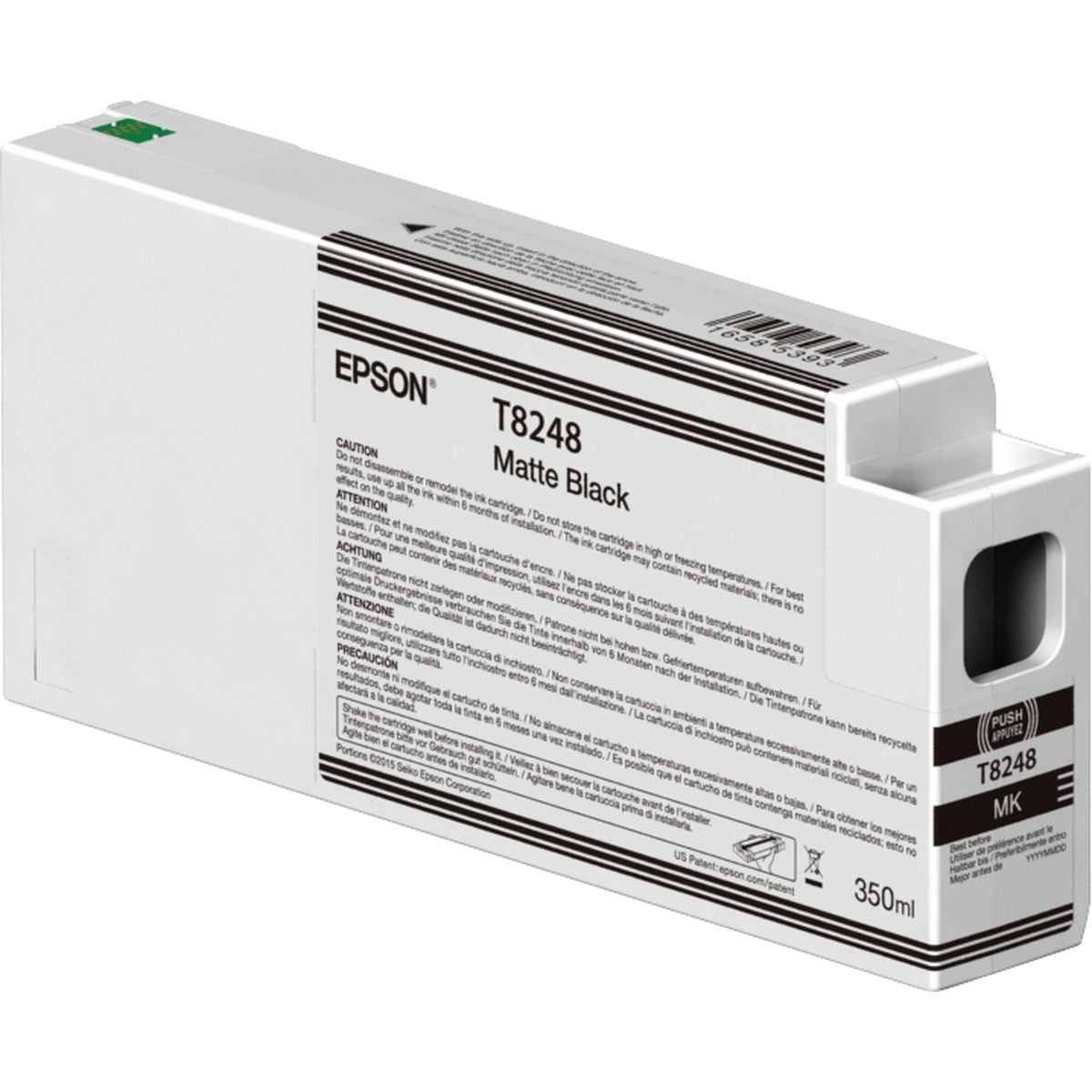 Epson Singlepack Matte Black T824800 UltraChrome HDX/HD 350m