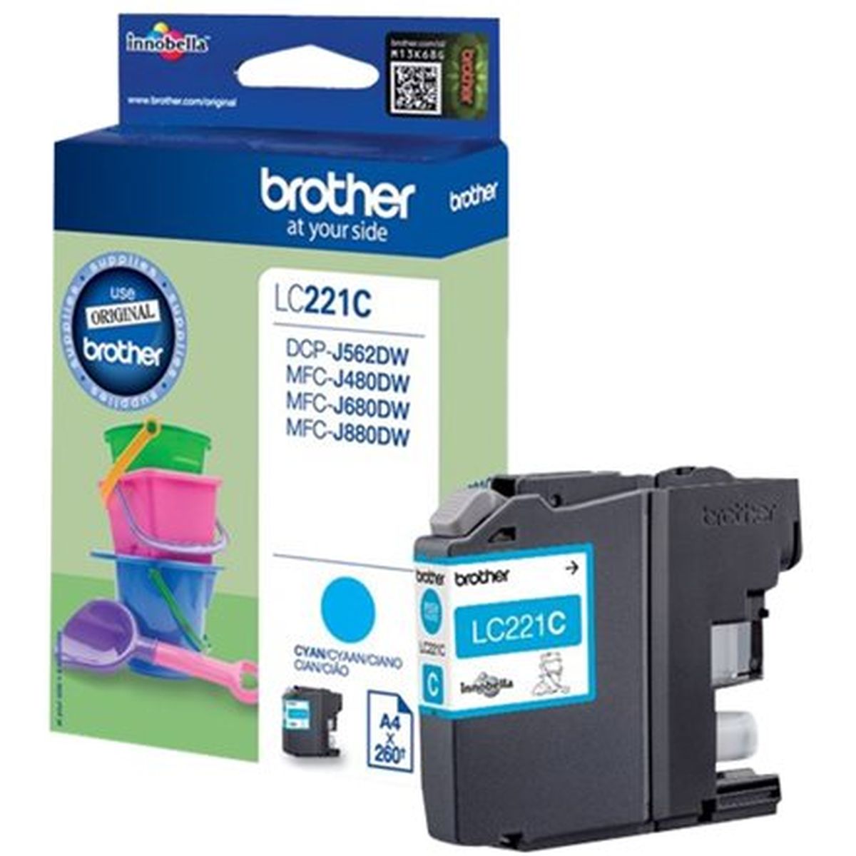 Brother LC-221 C Ink Cyan 300 Pages - image 3 of 3