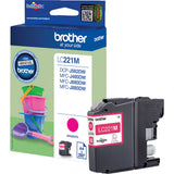 Brother LC-221 M Ink Magenta 300 Pages