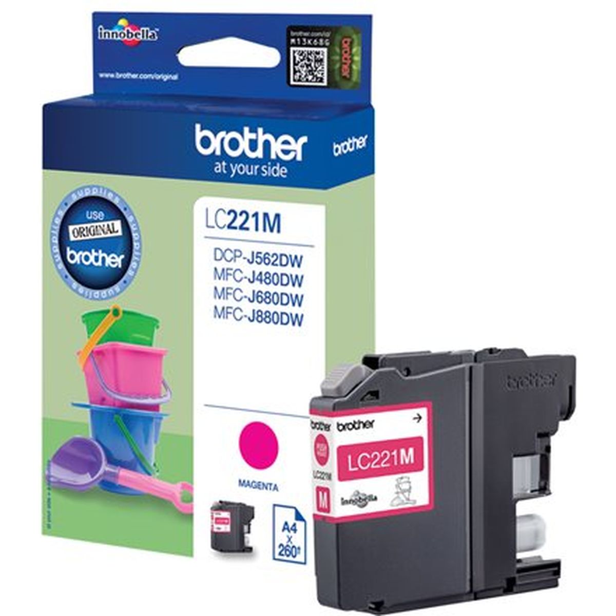Brother LC-221 M Ink Magenta 300 Pages - image 3 of 3
