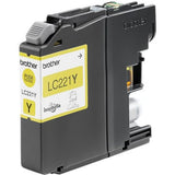 Brother LC-221 Y Ink Yellow 300 Pages - image 2 of 3