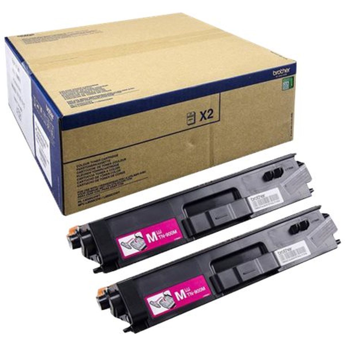 Brother 2X Toner Magenta TN900M