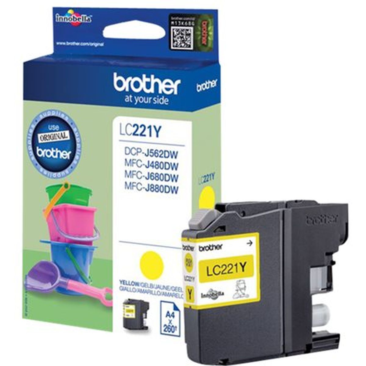 Brother LC-221YBP Yellow LC221YBP