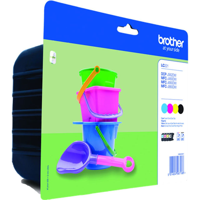 Brother LC-221 Multi Blister BK Y C M