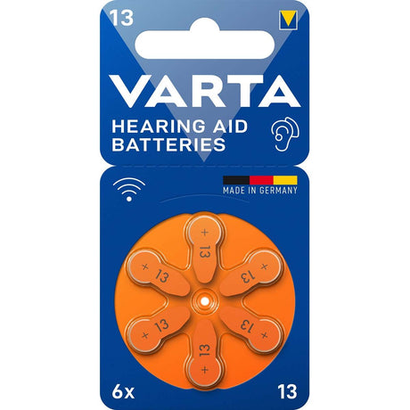 Varta Zinc-Air Battery PR48 Type 13 1.45 V DC 6-BLISTER Gehoorapparaat