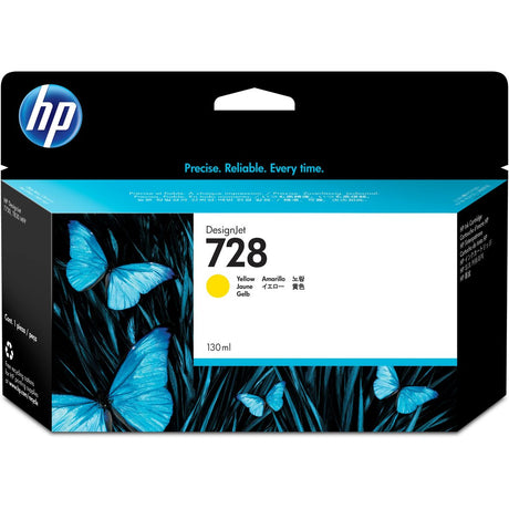 HP 728 130-ml Yellow F9J65A