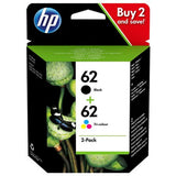 HP 62 Black & Tricolour Original Ink Cartridge - image 2 of 2