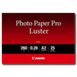 Canon LU-101 A2 Photo Paper Luster 25 Sheets 6211B026