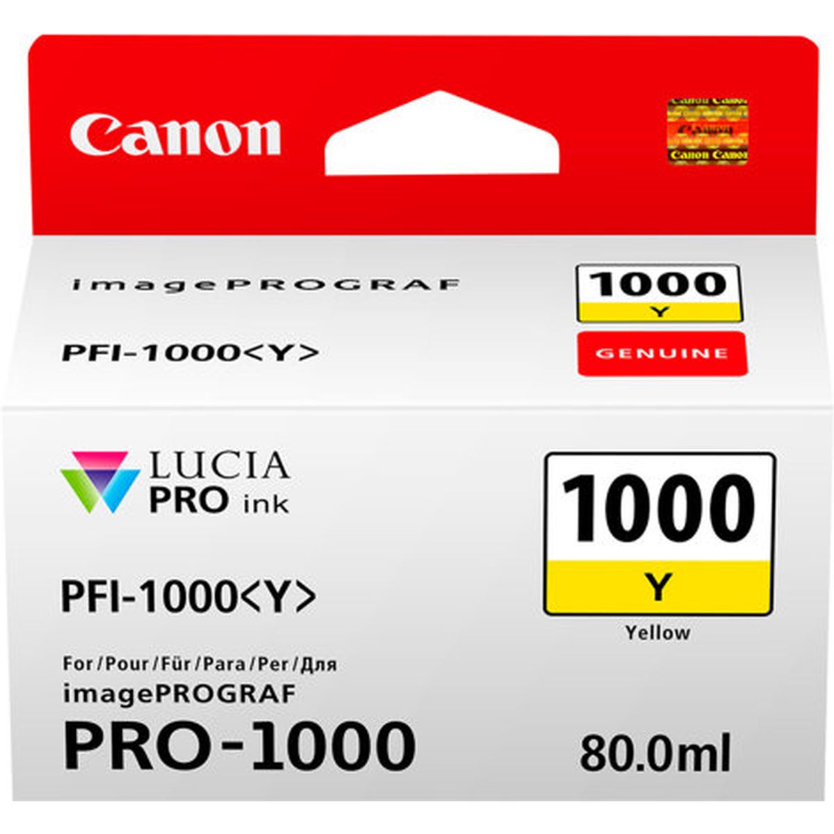 Canon PFI-1000 Yellow 0549C001 - image 2 of 2