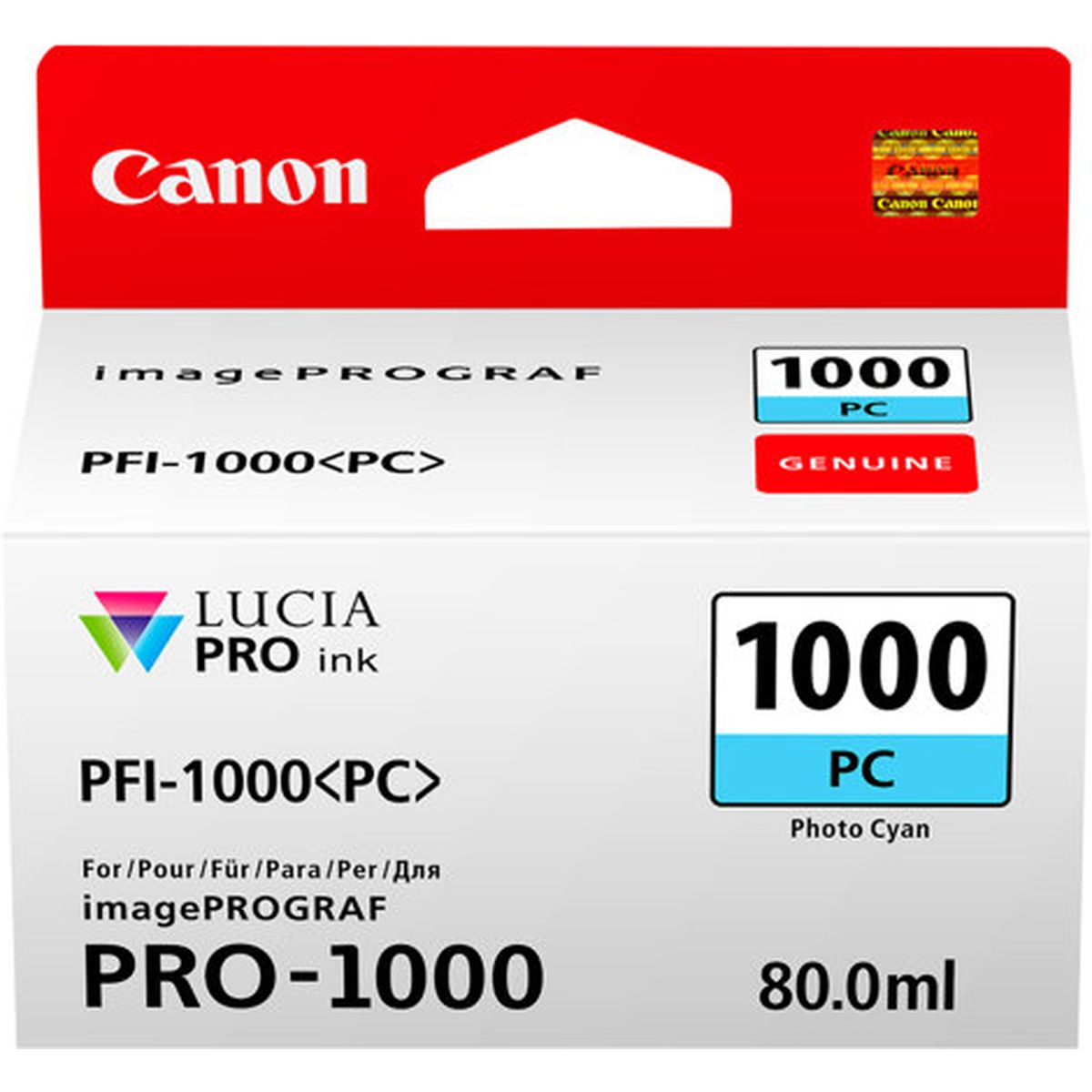 Canon PFI-1000 Photo Cyan 0550C001 - image 2 of 2