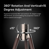 Valerion Walnut Tripod Stand - image 4 of 5