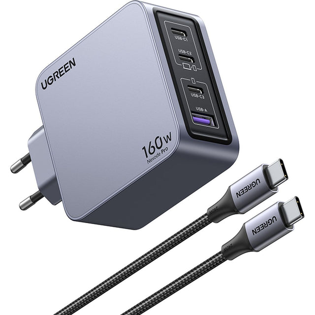 Ugreen Nexode Pro 160W 4-Port Gan Fast Charger Set EU