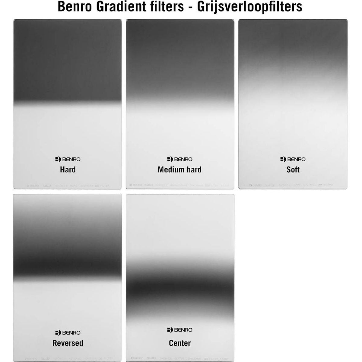 Benro Master Glass Filter 100x150mm Medium-Edged GND4 (0.6)
