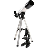 Byomic Beginners Microscope Set & Telescope In Case
