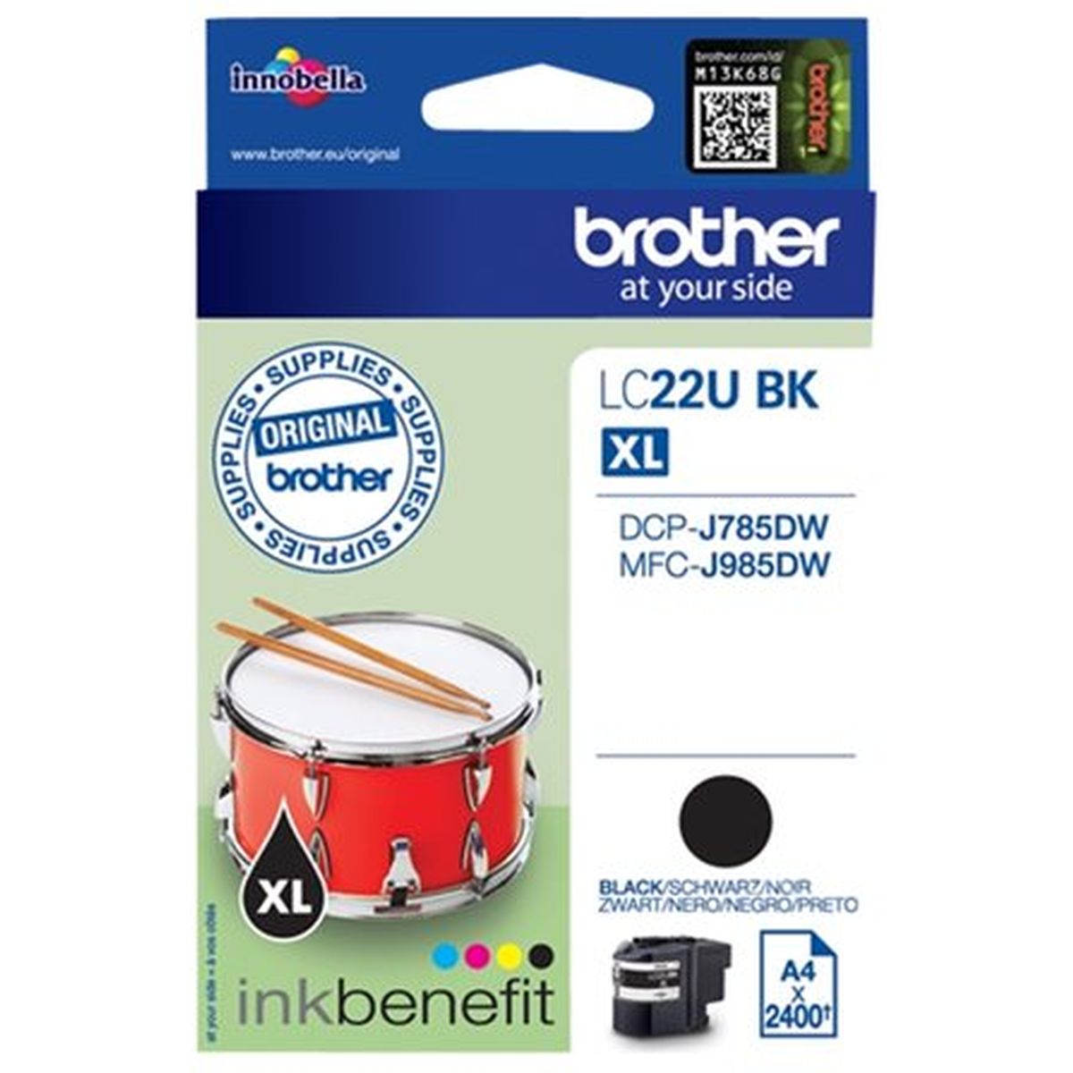 Brother LC22UBK Ink Cartridge Black