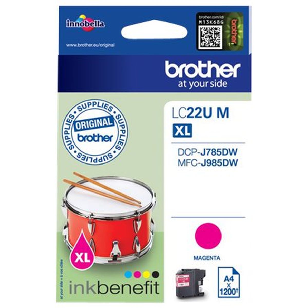 Brother LC22UM Ink Cartridge Magenta - image 2 of 2