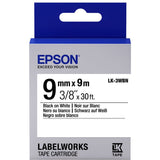 Epson LC-3WBN Standard Black On White Tape 9mm - image 2 of 2