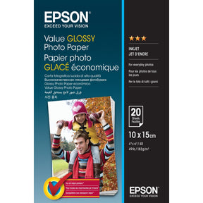 Epson Value Photo Paper 10x15cm 20 Sheets