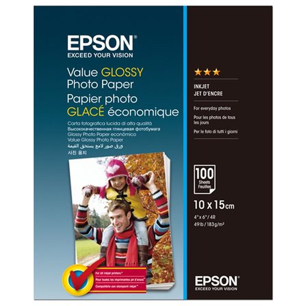 Epson Value Photo Paper 10x15cm 100 Shee