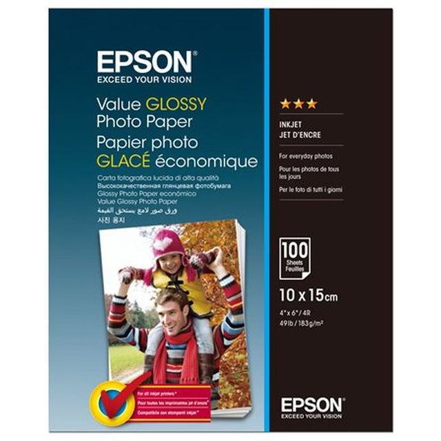 Epson Value Photo Paper 10x15cm 100 Shee