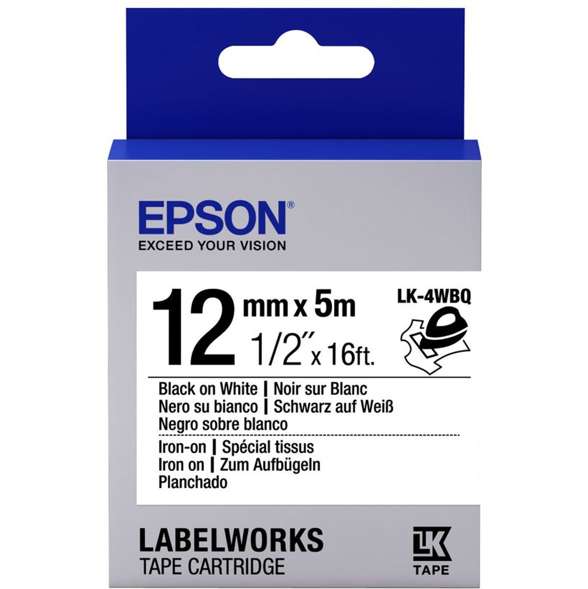 Epson LK-4WBQ Thermocollant Noir/Blanc - image 2 of 2