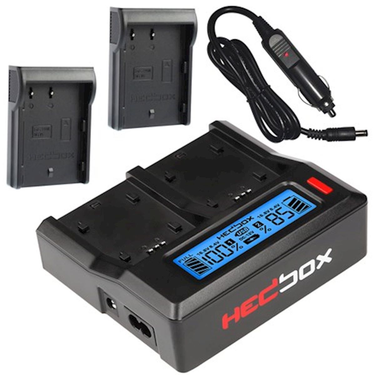 Hedbox RP-DC50-DBLF19 - Including 2X Panasonic Pla